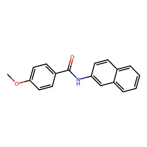 4-methoxy-N-naphthalen-2-ylbenzamide structure