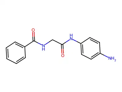 N-[2-(4-aminoanilino)-2-oxoethyl]benzamide structure