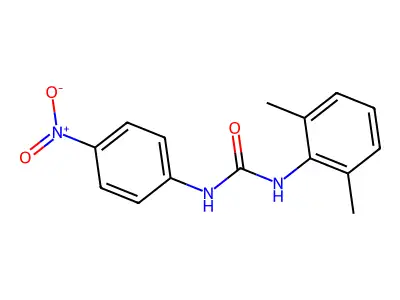 1-(4-Nitrophenyl)-3-(2,6-xylyl)urea structure