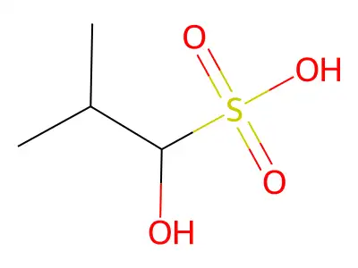 1-Hydroxy-2-methyl-1-propanesulfonic acid structure