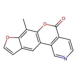 7-Methylpyrido(4,3-c)psoralen structure