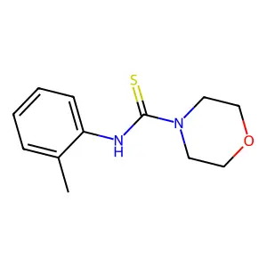 N-(2-甲基苯基)吗啉-4-硫代甲酰胺 structure