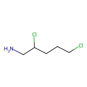 2,5-dichloropentan-1-amine Hydrochloride structure