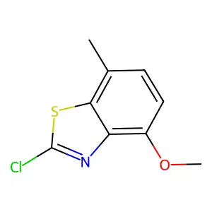 2-Chloro-4-methoxy-7-methyl-1,3-benzothiazole structure