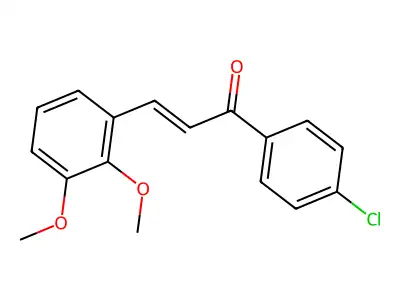 4'-Chloro-2,3-dimethoxychalcone structure