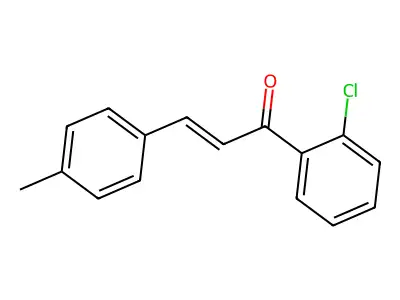 1-(2-Chlorophenyl)-3-(4-methylphenyl)prop-2-en-1-one structure