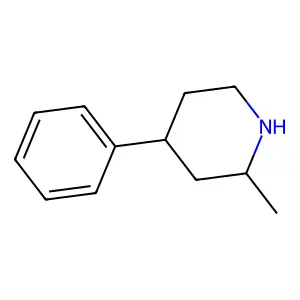 2-Methyl-4-phenylpiperidine structure