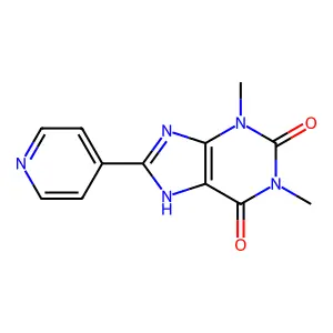 8-(4-Pyridyl)theophylline structure