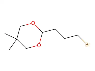 2-(3-Bromopropyl)-5,5-dimethyl-1,3-dioxane structure