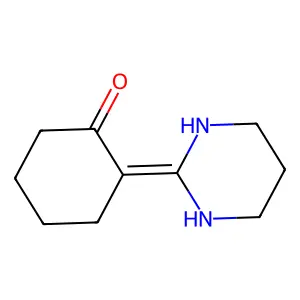 Cyclohexanone, 2-(tetrahydro-2(1H)-pyrimidinylidene)- structure