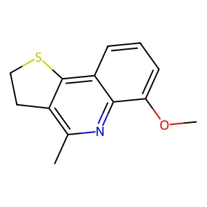 6-Methoxy-4-methyl-2,3-dihydrothieno[3,2-c]quinoline structure