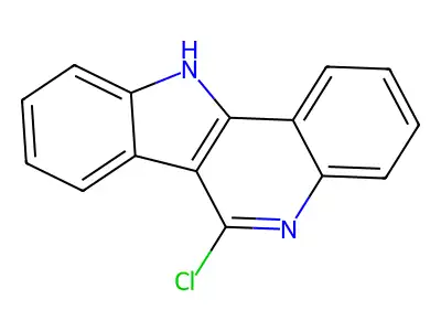6-Chloro-11H-indolo[3,2-c]quinoline structure
