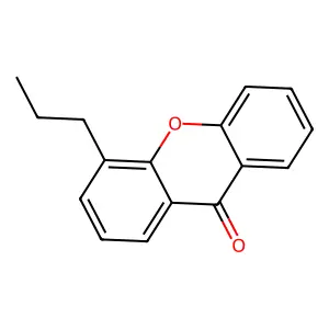 4-Propylxanthen-9-one structure