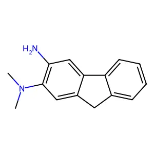 3-Amino-2-dimethylaminofluorene structure