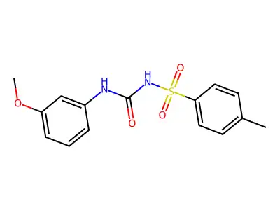 1-(3-Methoxyphenyl)-3-(4-methylphenyl)sulfonylurea structure