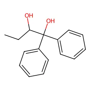 1,1-Diphenyl-butane-1,2-diol structure