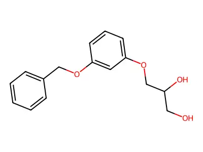 1,2-Propanediol, 3-(m-(benzyloxy)phenoxy)- structure