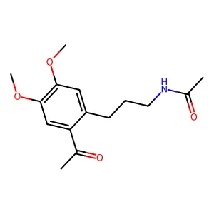 N-[3-(2-Acetyl-4,5-dimethoxyphenyl)propyl]acetamide structure