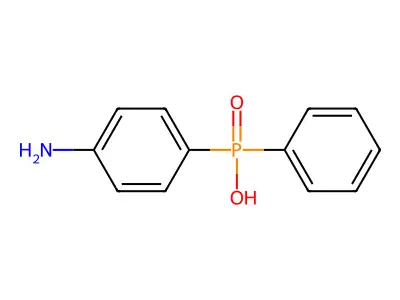 Phosphinic acid, (p-aminophenyl)phenyl- structure