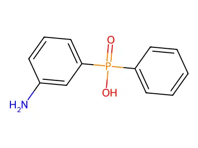 Phosphinic acid, (m-aminophenyl)phenyl- structure
