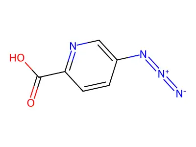 5-Azidopyridine-2-carboxylic acid structure