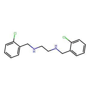 N,N'-双(2-氯苄基)乙二胺 structure
