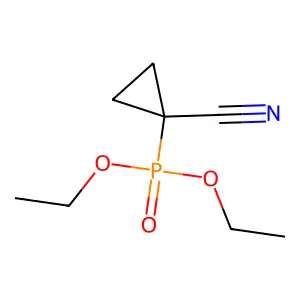 1-Diethoxyphosphorylcyclopropane-1-carbonitrile structure