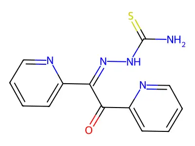 [(2-Oxo-1,2-dipyridin-2-ylethylidene)amino]thiourea structure