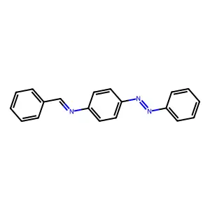 Benzylidene-(4-phenylazo-phenyl)-amine structure