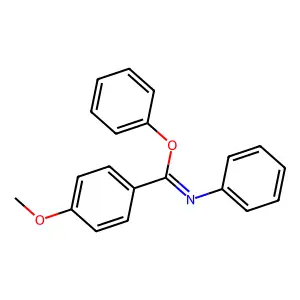 phenyl 4-methoxy-N-phenylbenzenecarboximidate structure
