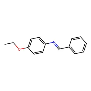 Benzylidene-(4-ethoxyphenyl)-amine structure