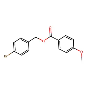 (4-Bromophenyl)methyl 4-methoxybenzoate structure