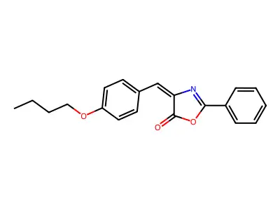 5(4H)-Oxazolone, 4-[(4-butoxyphenyl)methylene]-2-phenyl- structure