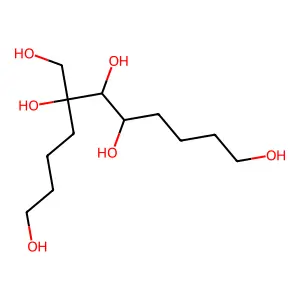 5-Hydroxymethyl-1,5,6,7,11-undecanepentol structure