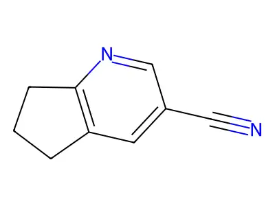 6,7-Dihydro-5H-cyclopenta[b]pyridine-3-carbonitrile structure