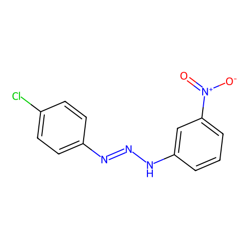 N-[(4-chlorophenyl)diazenyl]-3-nitroaniline structure