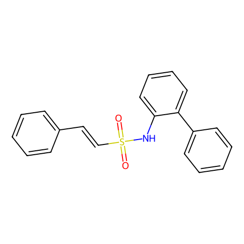 N-{[1,1'-biphenyl]-2-yl}-2-phenylethene-1-sulfonamide structure