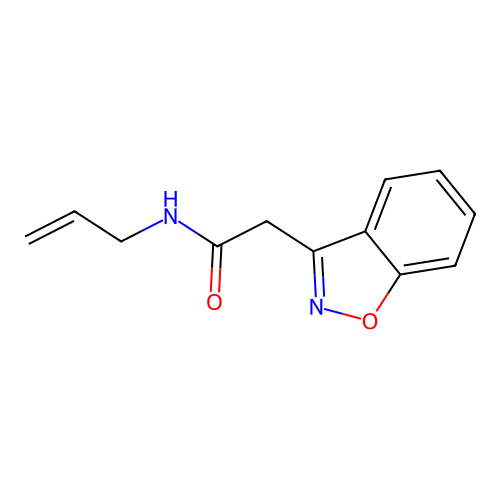 n-Allyl-2-(benzo[d]isoxazol-3-yl)acetamide structure