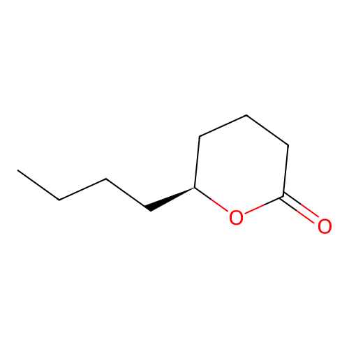 (S)-6-Butyltetrahydro-2H-pyran-2-one structure