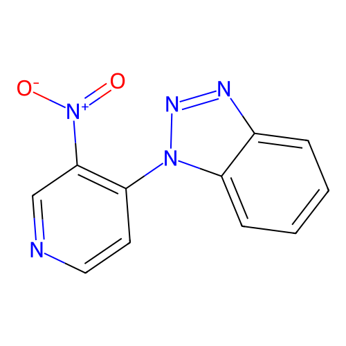 1-(3-Nitro-4-pyridinyl)benzotriazole structure