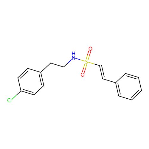 N-[2-(4-chlorophenyl)ethyl]-2-phenylethene-1-sulfonamide structure