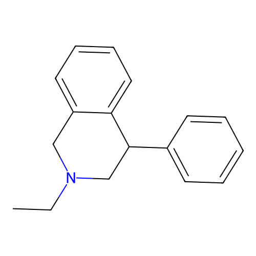 2-Ethyl-4-phenyl-1,2,3,4-tetrahydro-isoquinoline structure