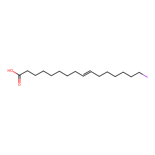 16-碘-9-十六碳烯酸 structure