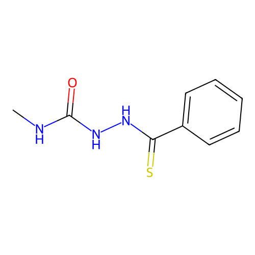 2-benzothioyl-N-methylhydrazinecarboxamide structure