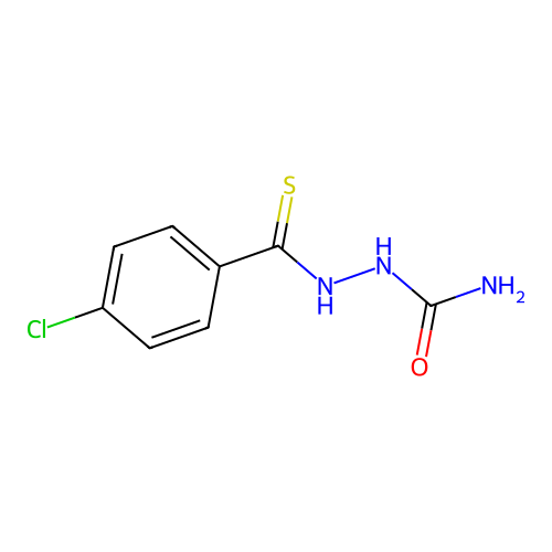 2-(4-Chlorobenzothioyl)hydrazinecarboxamide structure