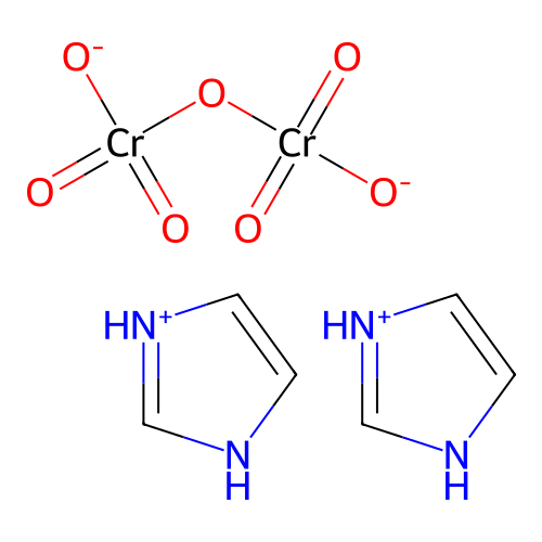 1H-Imidazol-3-ium;oxido-(oxido(dioxo)chromio)oxy-dioxochromium structure