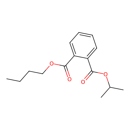 1,2-Benzenedicarboxylic acid, butyl 1-methylethyl ester structure