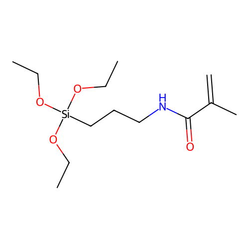 N-(3-(Triethoxysilyl)propyl)methacrylamide structure