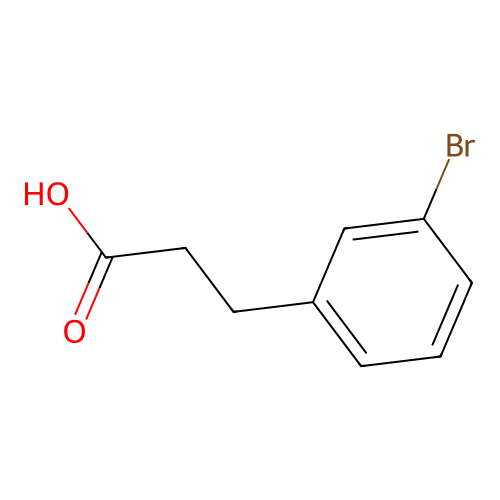 3-(3-bromophenyl)propanoic Acid structure