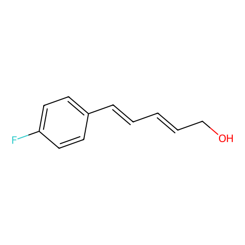 5-(4-Fluorophenyl)penta-2,4-dien-1-ol structure